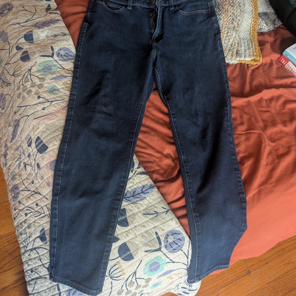 Dark Blue Denim Jeans